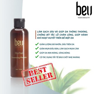 BỘT RỬA MẶT BEU sạch mụn cám  - 100g