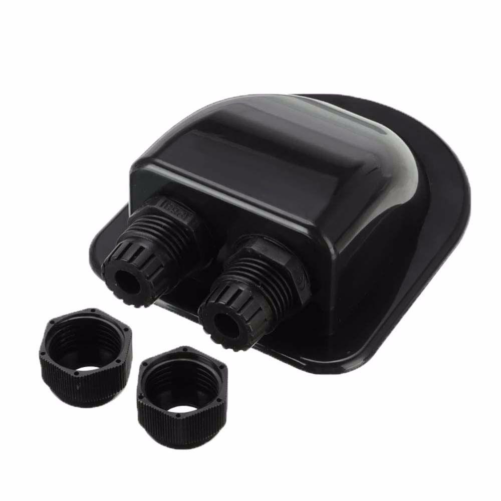 YIYU Hộp Dây Cáp Vệ Tinh Hai Lỗ Gắn Nóc Xe Hơi Gland Bx Yacht Sử Dụng Năng Lượng Mặt Trời