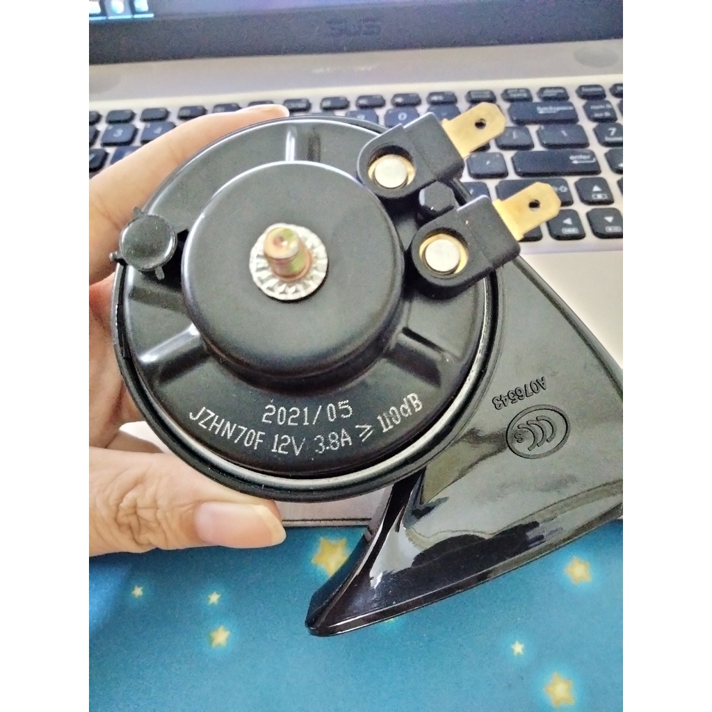 Bộ còi(kèn) sên ôtô chính hãng chống nước Electric Horn tiếng rất êm,trong và vang | BigBuy360 - bigbuy360.vn