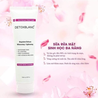 Sữa rửa mặt DETOX BLANC