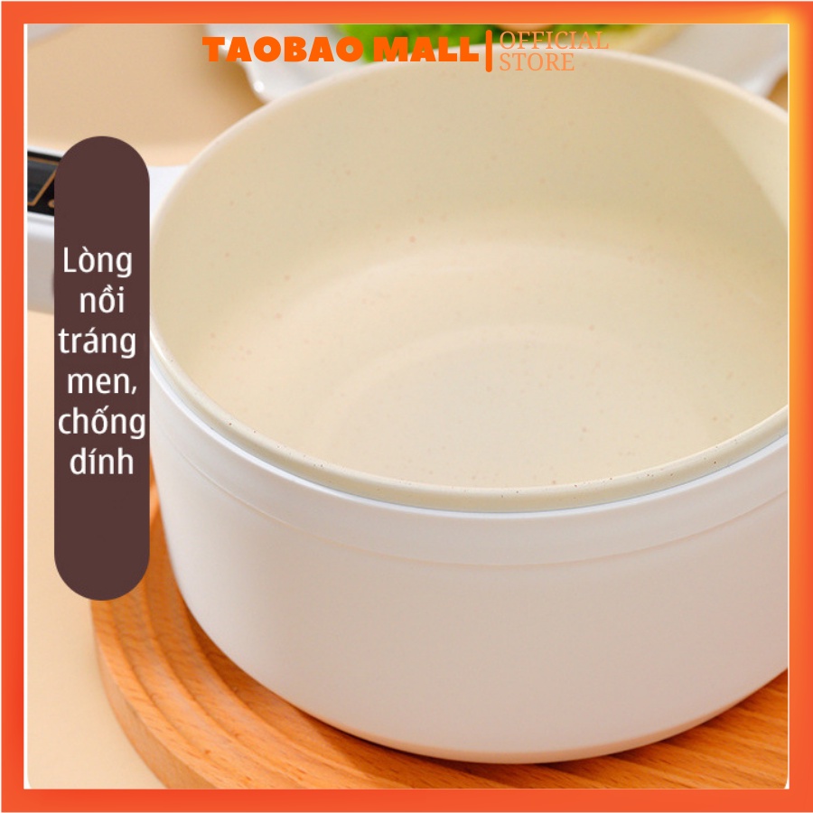 Nồi Lẩu Điện Đa Năng, Nồi Lẩu Mini LKèm Xửng Hấp, Chống Dính, Có Thể Chiên, Xào, Nấu ăn, nấu cơm, nấu lẩu