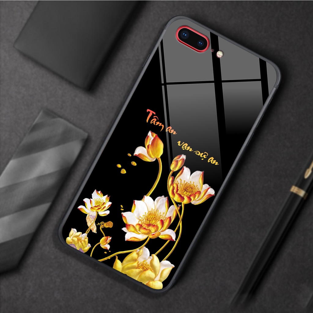 Ốp lưng KÍNH Iphone 7 PLUS  / 8 PLUS  in hình 3D TÀI LỘC-VỢ CHỒNG-TÂM AN -MÃ ĐÁO