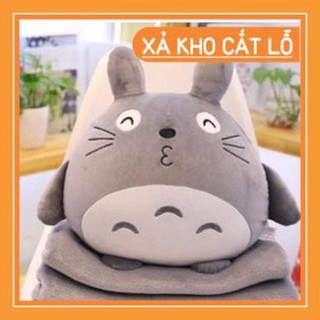 [XẢ KHO] Chăn Gối Mềm Totoro Văn Phòng (CÓ ẢNH THẬT)
