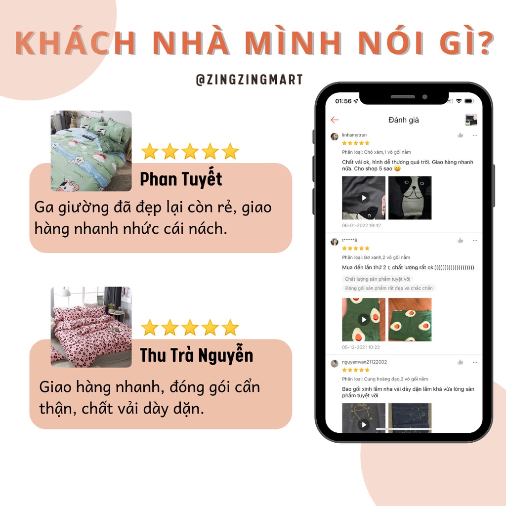 Ga Trải Giường M6/M8 Chất Poly Cotton Dày Dặn Tặng kèm 2 vỏ gối (Ghi chú mẫu khi đặt đơn nha) | BigBuy360 - bigbuy360.vn