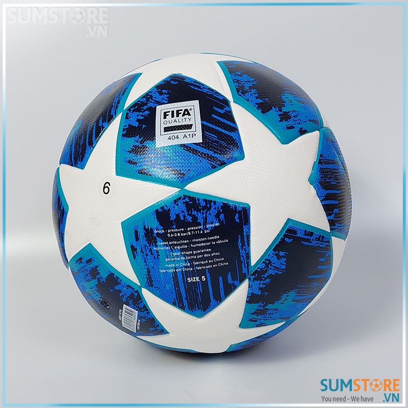 Quả Banh Bóng Đá Ngoại Hạng Anh Loại 1 Đúc Nguyên Khối Cao Cấp Mới Nhất - Xanh size 4-5