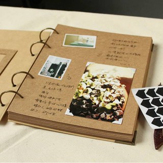 SCRAPBOOK HANDMADE -HÌNH CHỮ NHẬT(25cm x 30cm),(20cm x 25cm),(15cmx21cm)