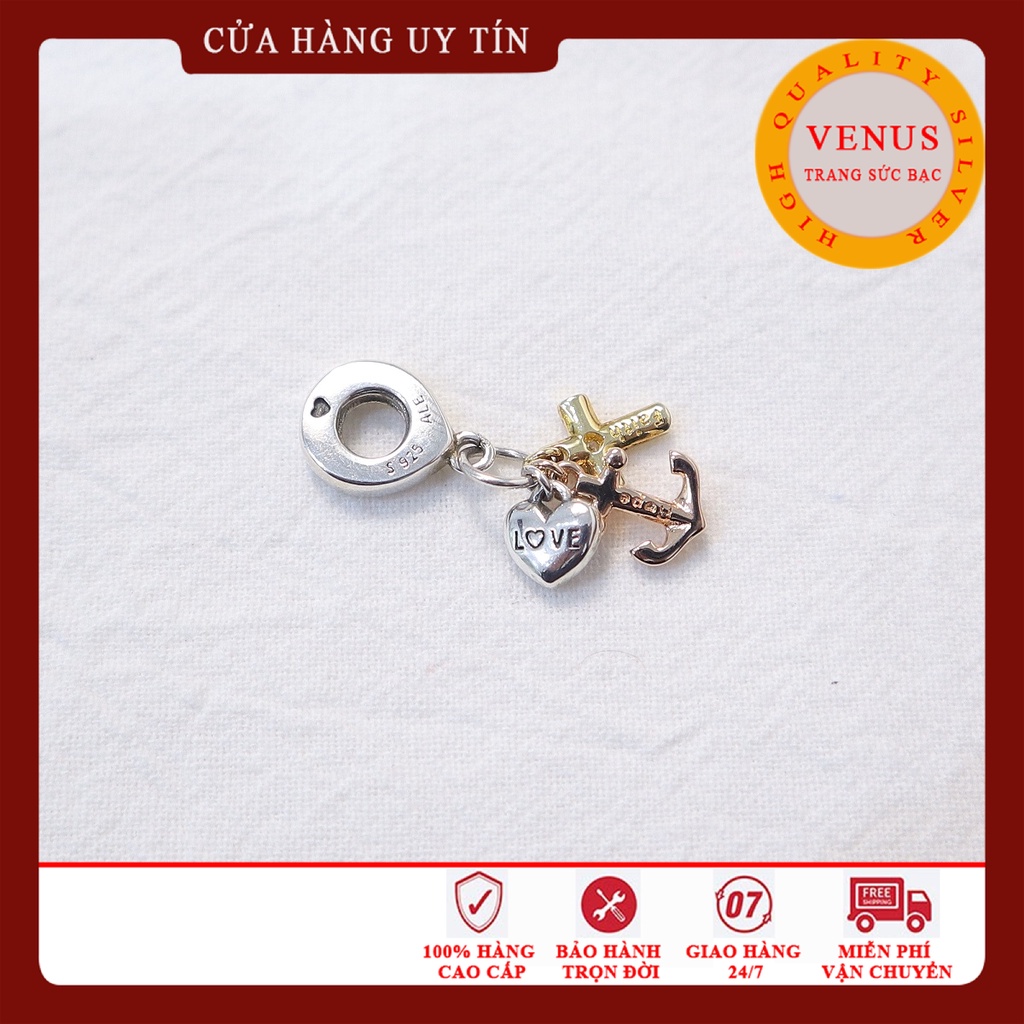 [Charm bạc 925 cao cấp] Charm treo chiếc mỏ neo- Mã sản phẩm VENUSMN