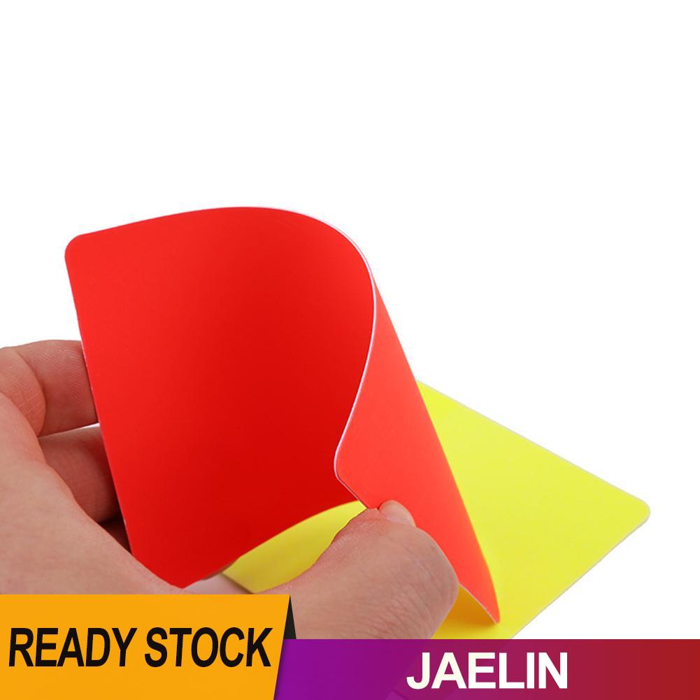 Thẻ trọng tài bằng PVC 8x11cm chuyên dụng cho môn bóng đá