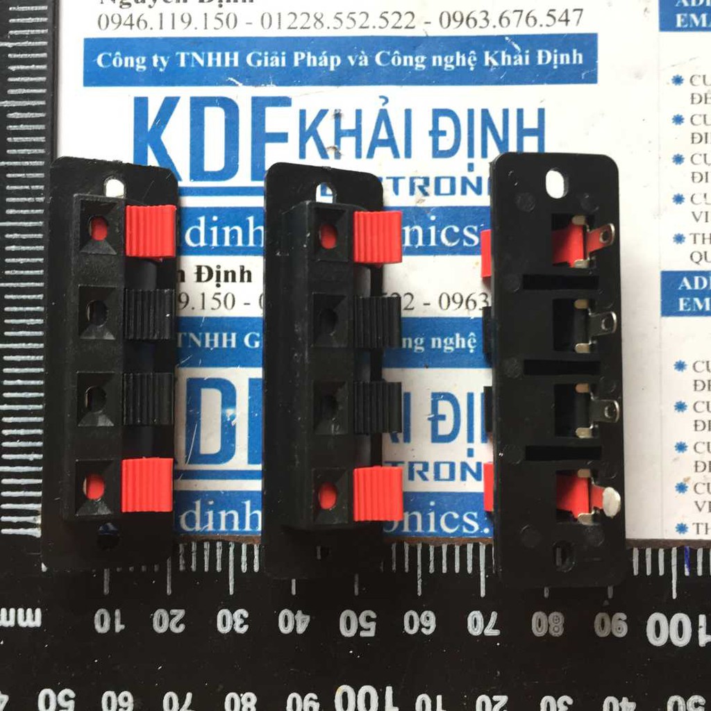 5 cái đầu jack RCA, jack âm thanh audio đen đỏ 4P, loại nhỏ 20*65mm kde3330