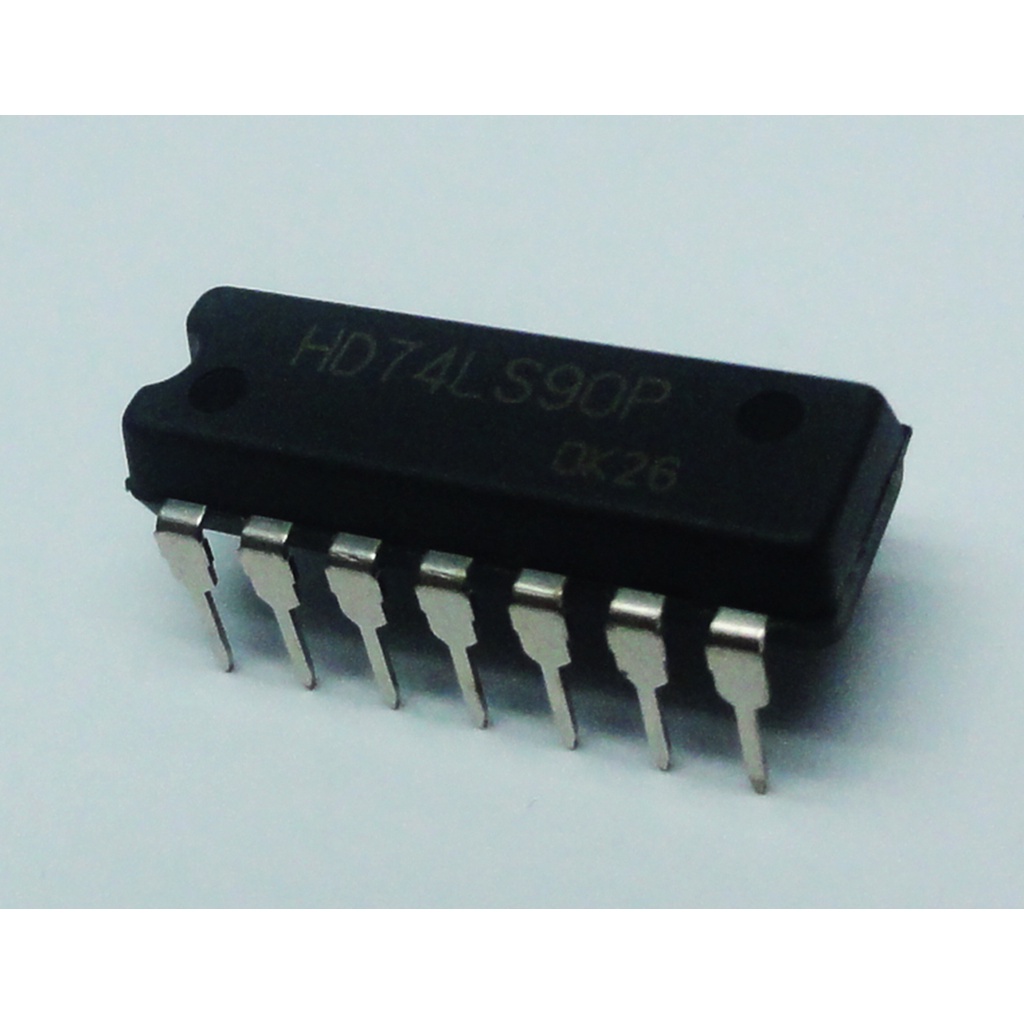 IC số HD74LS90P  / DIP-14 / 4-bit Binary Counter / Linh Kiện Điện Tử