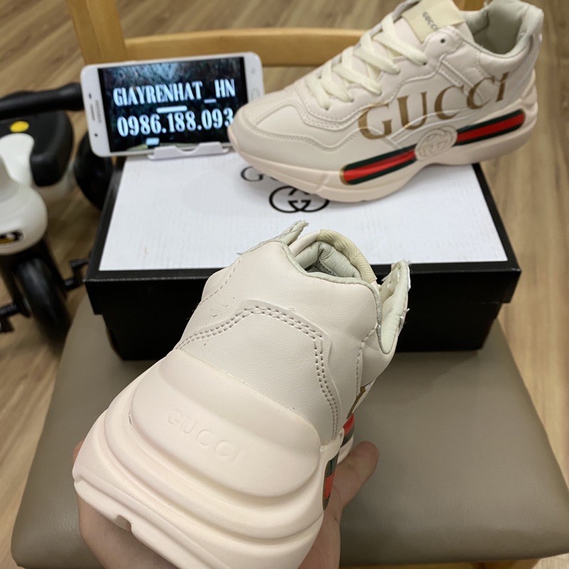 [KÈM TẤT+HỘP]GIÀY THỂ THAO CHUNKY VÀNG KEM | BigBuy360 - bigbuy360.vn