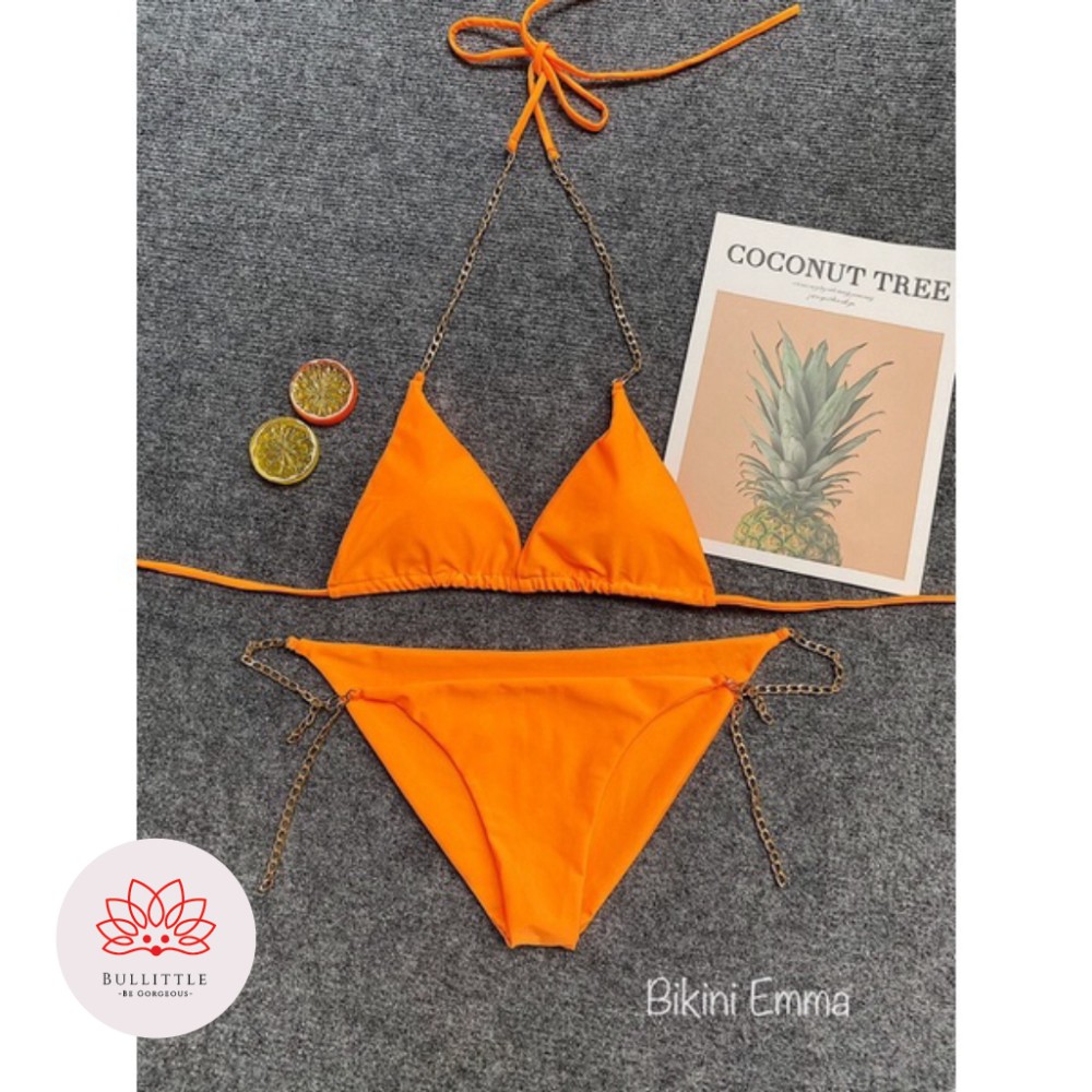 [Có sẵn - Ảnh thật] Bikini tam giác phối dây xích sexy | BigBuy360 - bigbuy360.vn