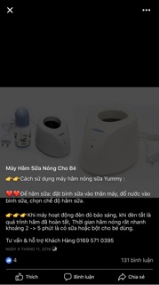 Bình ham sữa yumi tặng kèm bình 