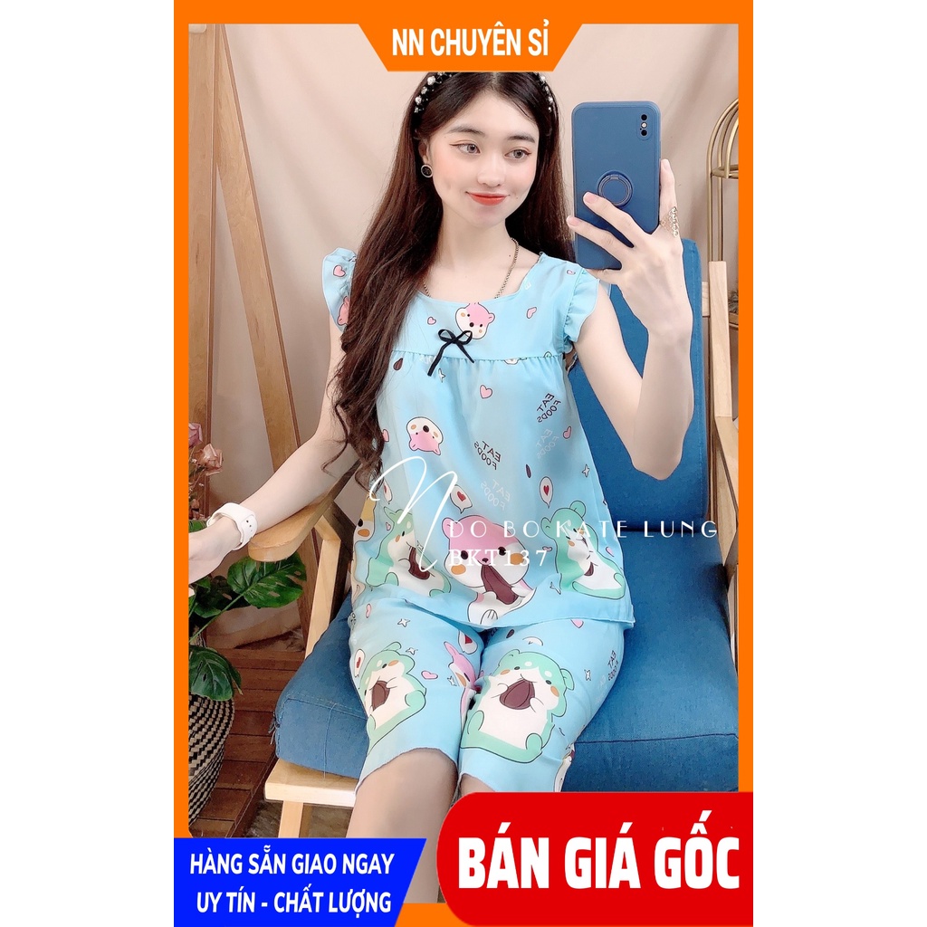 Đồ bộ kate lửng bèo cực xinh BKT ⚡Ảnh thật⚡ Đồ bộ nữ ⚡ Đồ bộ mặc nhà
