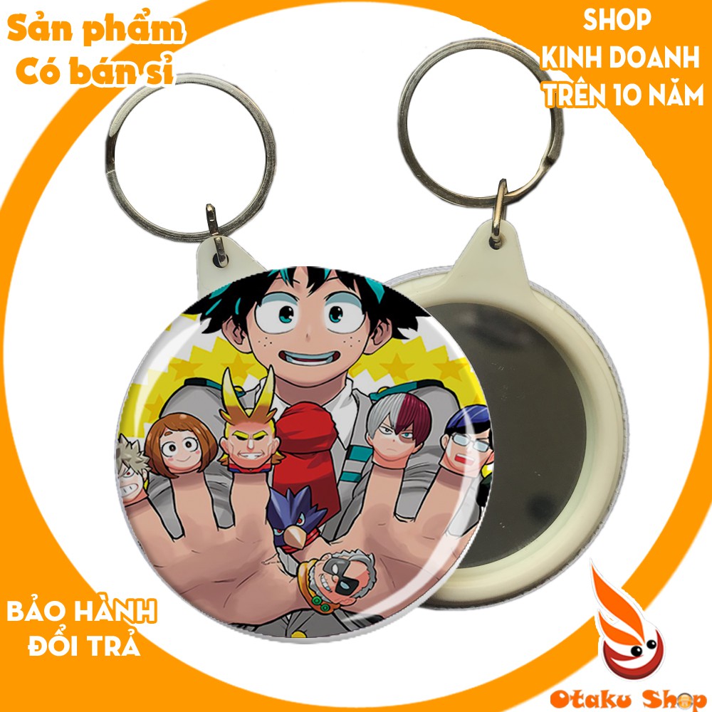 20/640 MẪU&gt;Huy hiệu móc khóa Anime phim hoạt hình Boku no Hero Học Viện Anh Hùng My Hero Academia đặt in theo yêu cầu