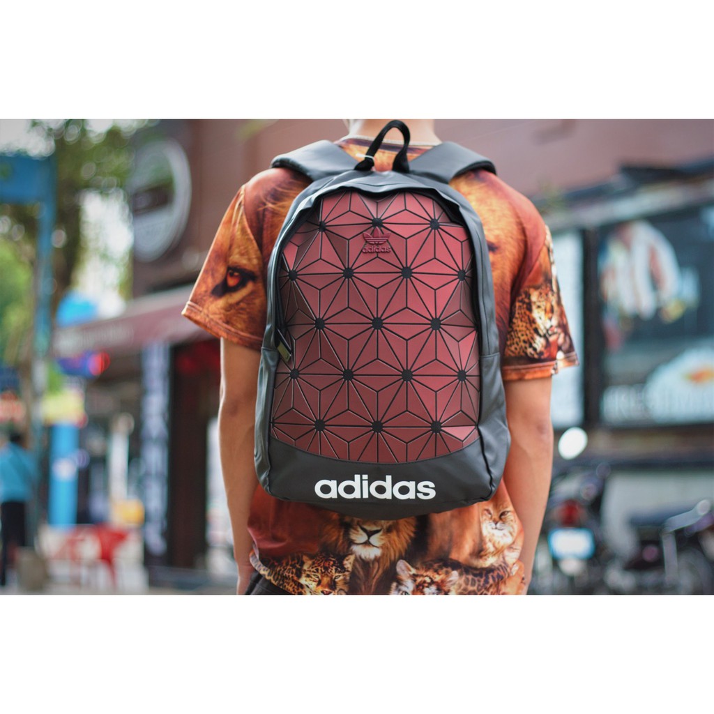 (⚡️ 𝗡𝗘𝗪 𝗔𝗥𝗥𝗜𝗩𝗔𝗟 XUẤT DƯ XỊN ) Balo Adidas Phản Quang 3D Diamond - Hot Trendy ( Hàng Có Sẵn ) - CAM KẾT CHẤT LƯỢNG