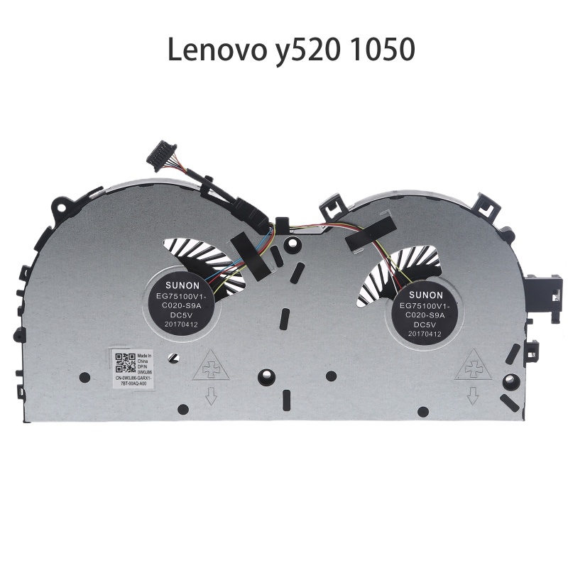 Quạt Tản Nhiệt Cơ Dành Cho Laptop Lenovo Legion Y520-15IKBA Y520-15IKBM Y520 5V 8pin CPU