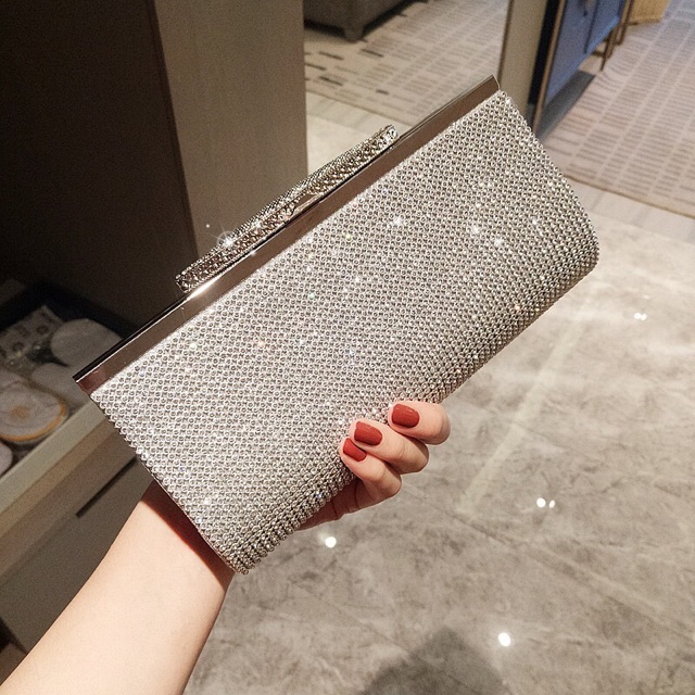 Clutch dự tiệc đính đá bản to sang trọng | BigBuy360 - bigbuy360.vn