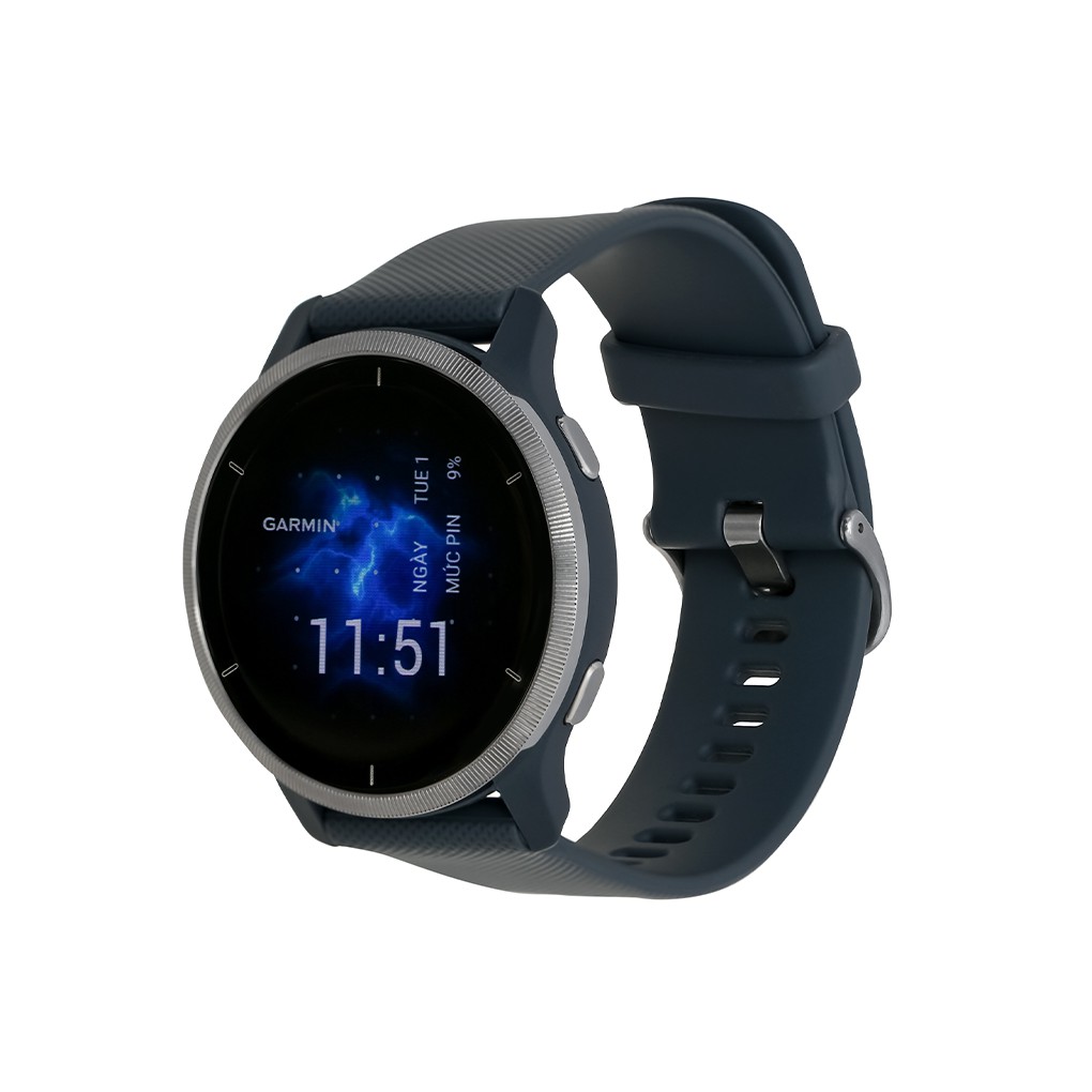 Đồng hồ thông minh Garmin Venu 2 kháng nước 5ATM theo dõi nhịp tim màn hình AMOLED - Chính hãng BH 12 tháng