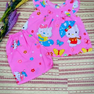 Bộ tôn bé gái 10-14kg hình thật