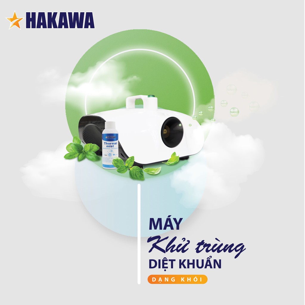 Máy khử mùi diệt khuẩn HAKAWA HK2020KT Sản phẩm chính hãng Bảo hành 5 năm