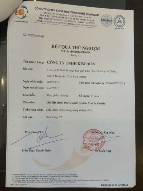 Sữa Tăng Cơ 500gam ISO HD BPI Whey Protein Gói Dùng Thử