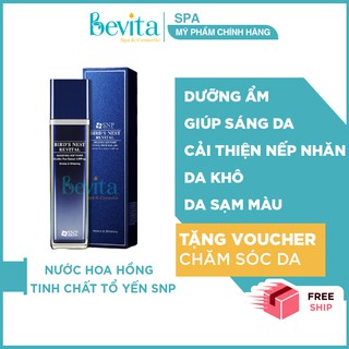 Nước hoa hồng chiết xuất tổ yến biển SNP Bird's Nest Revital Boosting Softener 130ml