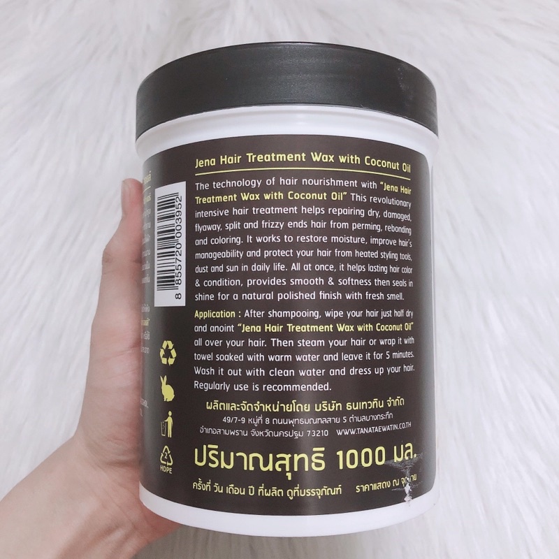 Hấp ủ tóc dừa thái lan , kem ủ tóc hương dừa 1000ml
