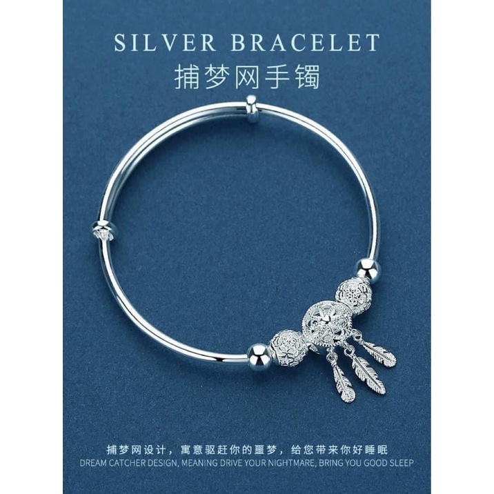 Vòng đeo tay lắc tay Pandora mạ bạc 925 kèm charm sáng đẹp | WebRaoVat - webraovat.net.vn