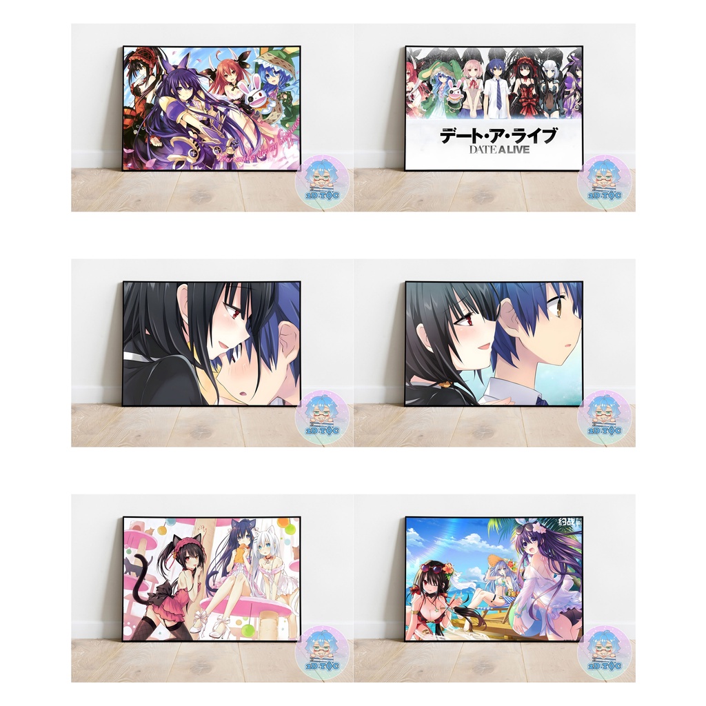 TRANH POSTER A3 TOKISAKI KURUMI (11) ANIME MANGA DATE A LIVE CHẤT LIỆU GIẤY CAO CẤP - 2D TỘC SHOP
