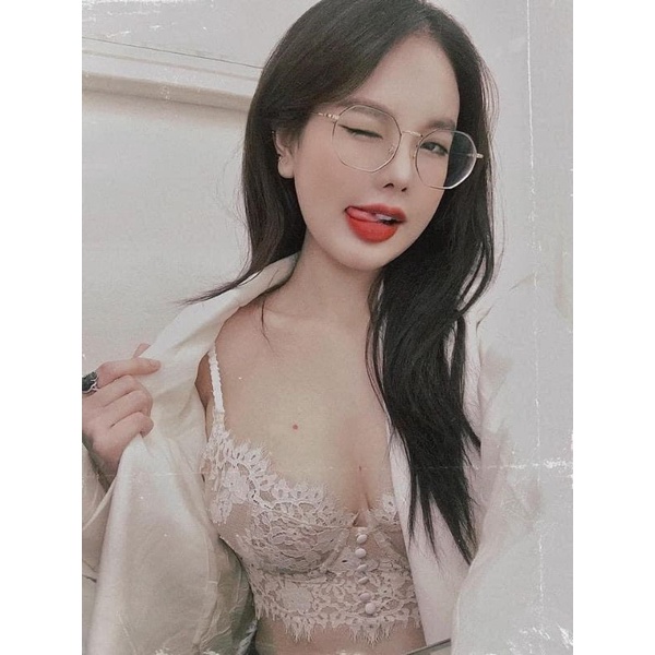 Áo bra ren khuy bọc