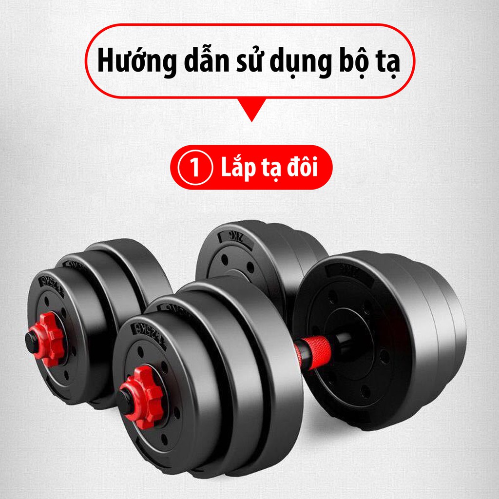 GYM-Bộ tạ đa năng cao cấp, tạ tay cao cấp mẫu mới 2021