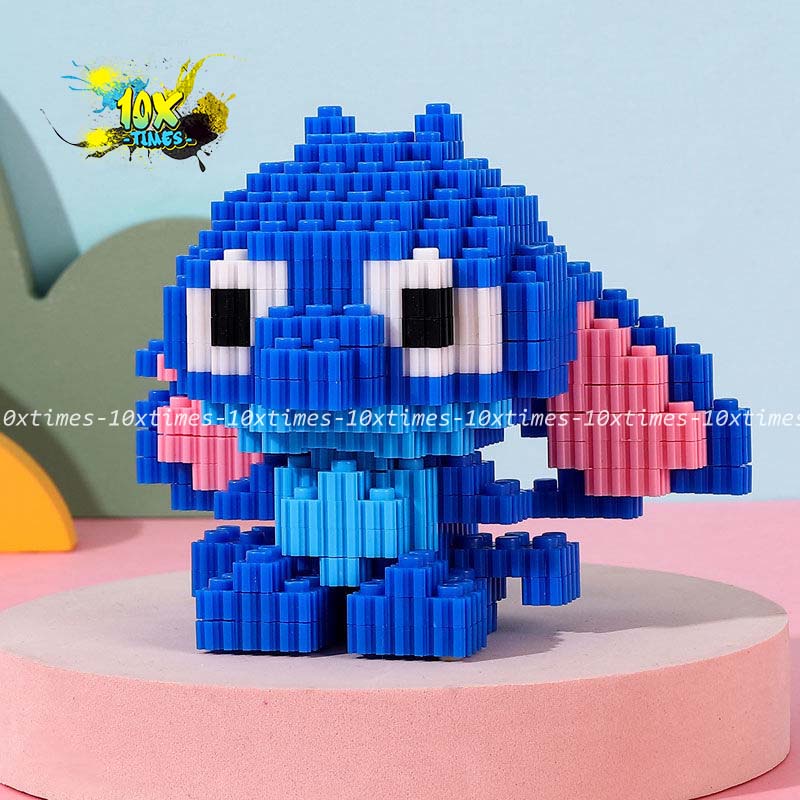 lego linkgo 3D nhân vật hoạt hình stich - stitch cho bé, đồ chơi trẻ em lắp ráp dễ thương sáng tạo, quà tặng sinh nhật