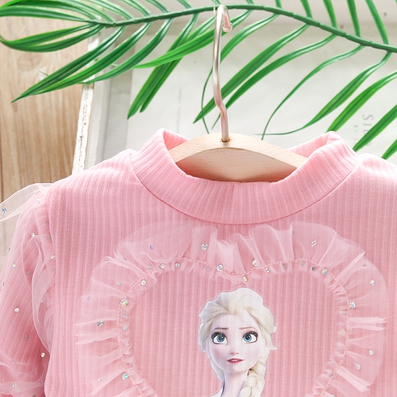 Đầm Công Chúa Elsa Tay Dài Cho Bé Gái 1-6 Tuổi