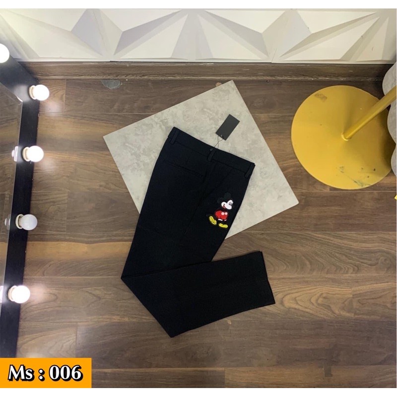 [ GIẢM 30% ] QUẦN ÂU LOGO ĐÍNH ĐÁ KHÂU SIÊU BỀN | BigBuy360 - bigbuy360.vn