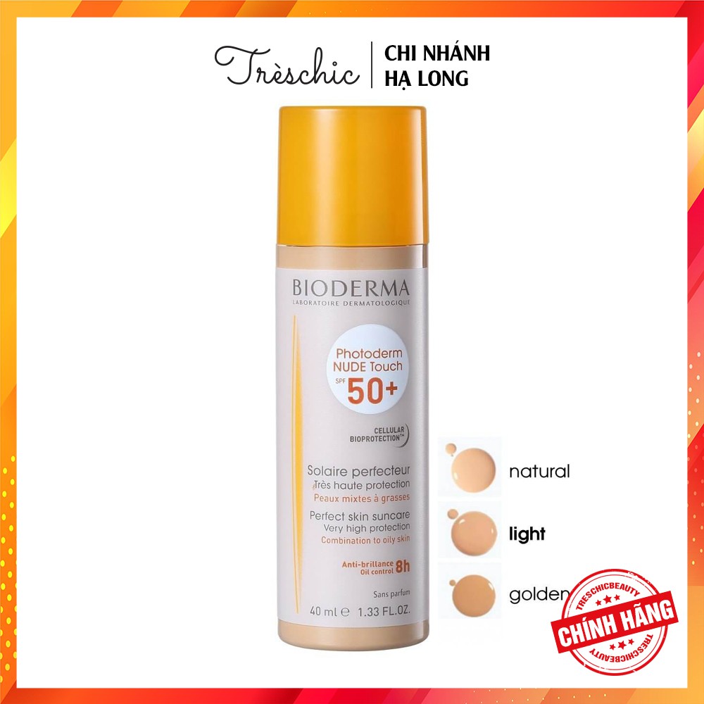 Kem Chống Nắng Bioderma Photoderm NUDE Touch SPF 50+ (40ml)