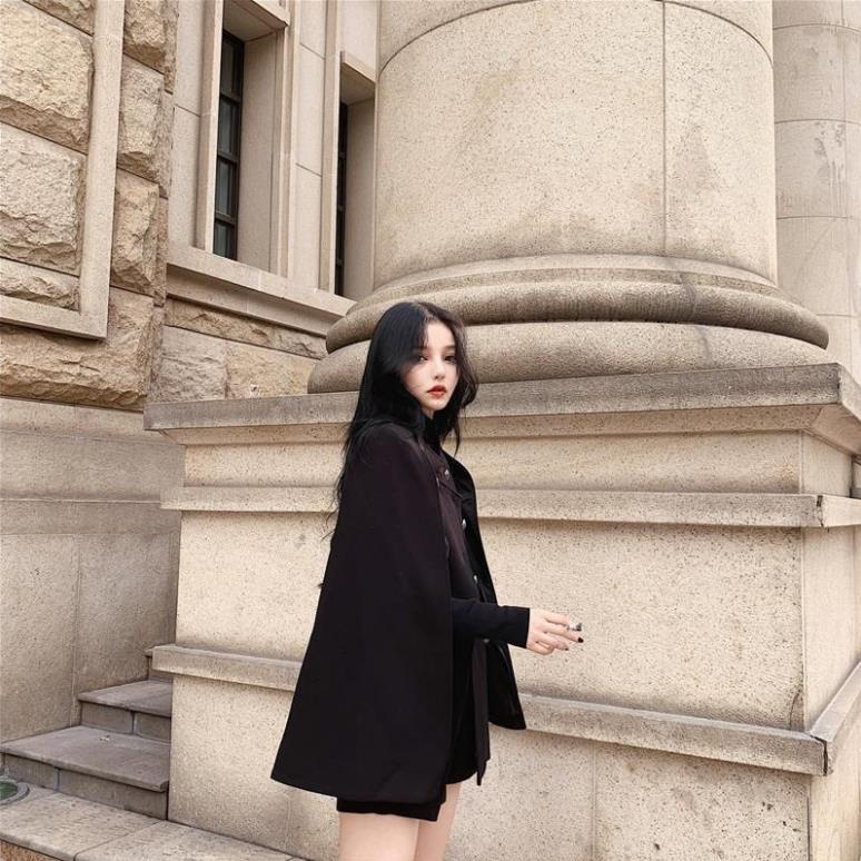 ORDER TB- [ORDER TAOBAO]  ÁO CHOÀNG CAO CỔ 2 LỚP PHỐI CÚC DỌC SANG CHẢNH PHONG CÁCH TIỂU THƯ | BigBuy360 - bigbuy360.vn