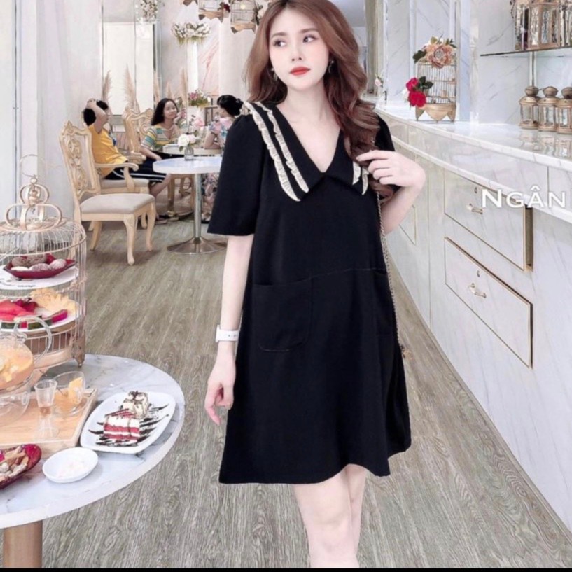Váy bầu cao cấp💕chất 💯 cotton siêu mát, thấm hút mồ hôi💕thiết kế sang chảnh, from rộng dành các mẹ từ 43~70kg