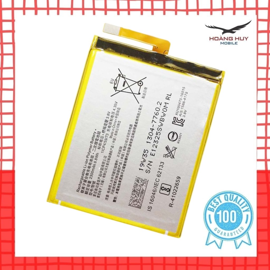 Pin Sony XA,XA1 Dung Lượng 2300mAh Hàng Zin Nhập Khẩu Bảo Hành 6 Tháng 1 Đổi 1