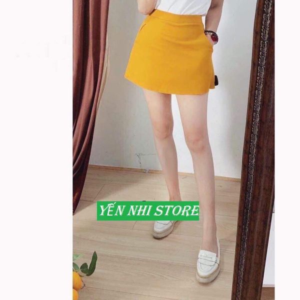 Quần giả váy chữ A dáng váy ngắn có quần lót trong trẻ trung năng động