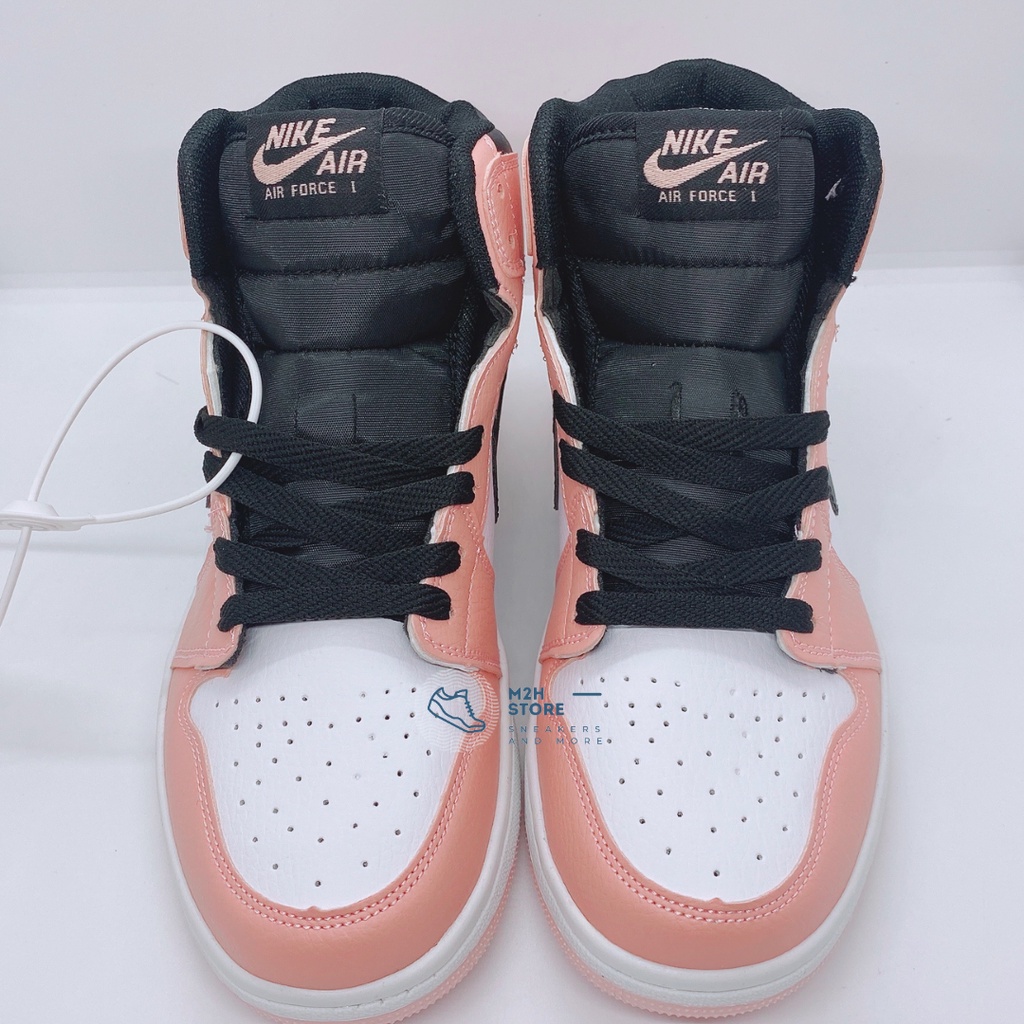 Giày Thể Thao Nam Nữ Sneaker Air Jordan 1 Cổ Cao Hồng Phấn Full Size | BigBuy360 - bigbuy360.vn