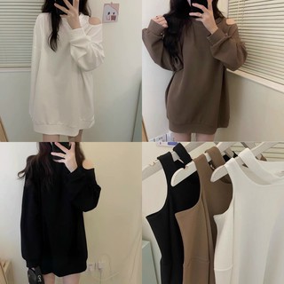 ÁO VÁY LEN KHOÉT VAI HÀN QUỐC CHẤT ZIP DÀY DẶN XINH XẮN / VÁY LEN HỞ VAI