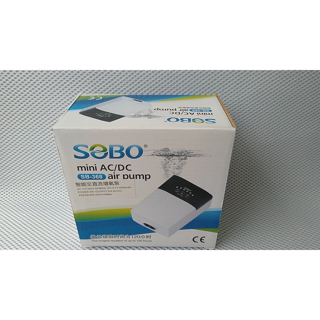Máy thổi khi tích điện giảm ồn SOBO dùng cho bể cá .