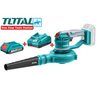 Total máy thổi bụi thổi hơi dùng pin sạc 20v 2.0ah đế sạc nhanh tabli2001 tfbli2001 tfcli2001