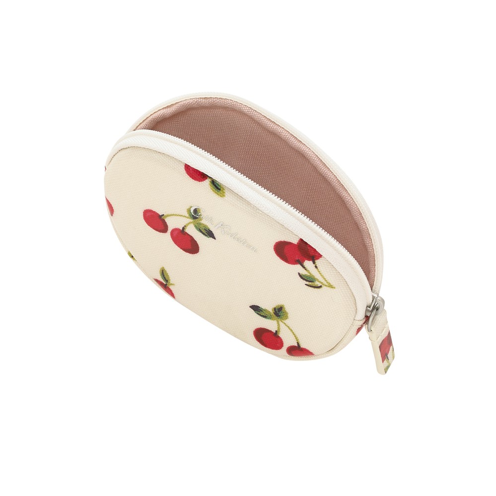 Cath Kidston - Ví Oval Coin Purse Cherries - 1002812 - Ivory