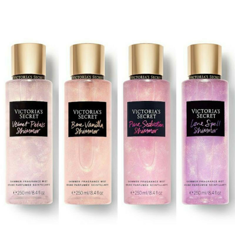 Xịt thơm body Victoria's secret bộ sưu tập ánh nhũ