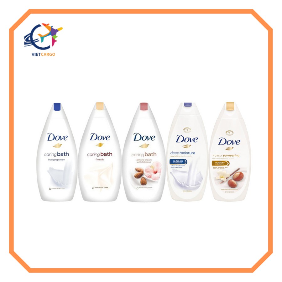 COMBO SỮA TẮM DOVE MỸ - 500ML