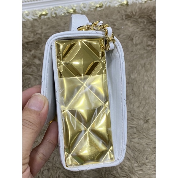 Túi xách trắng cn size 17