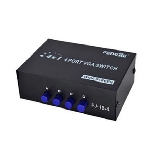 Bộ gộp VGA 4 vào 1 ra - 4 Port VGA Video Switch - Gộp tín hiệu VGA 4 vào 1 ra - VGA 4 in 1 out