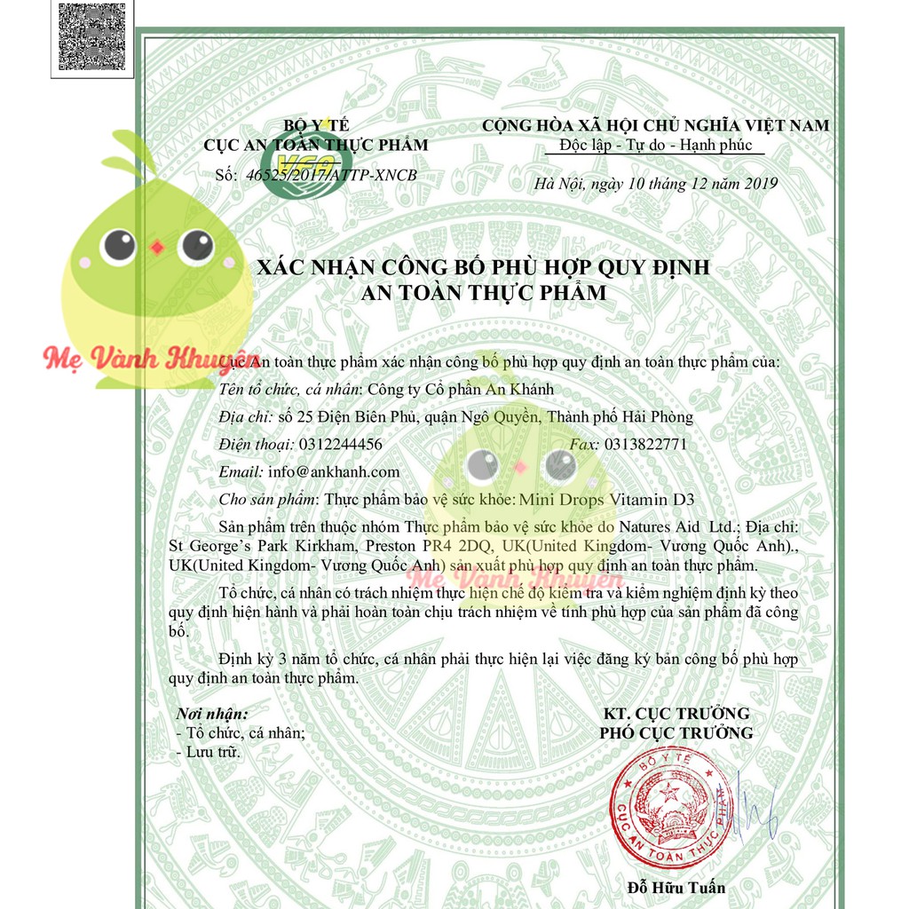 Vitamin D3 400IU Natures Aid Mini Drops Vitamin D3, UK